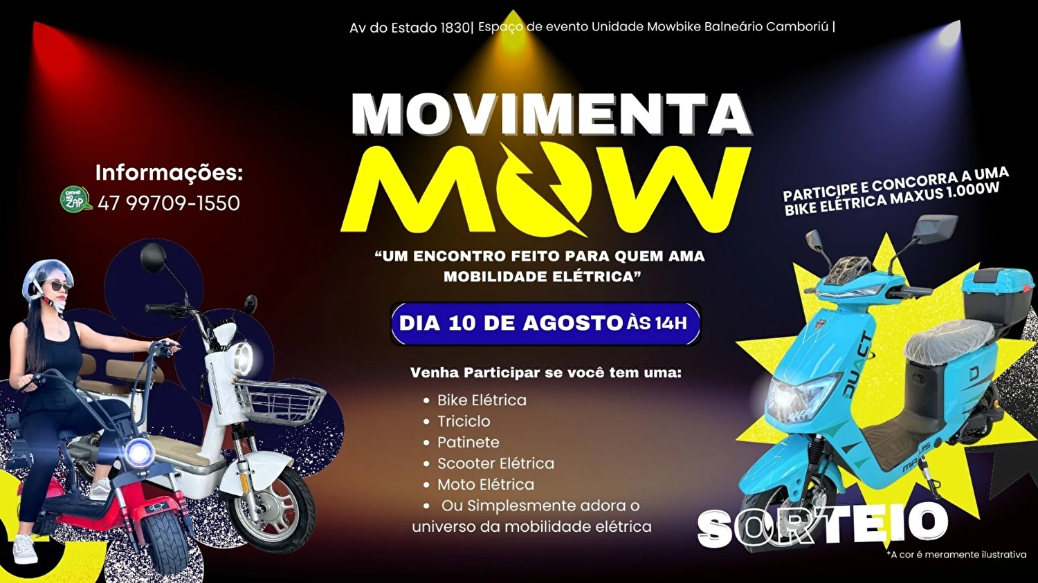 1º Movimenta MOW - Encontro de Mobilidade Elétrica em Balneário Camboriú
