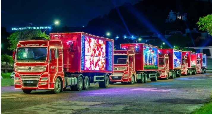 Caravana de Natal da Coca-Cola passará por Balneário Camboriú e região no dia 30