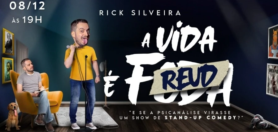 Rick Silveira em A VIDA É FREUD