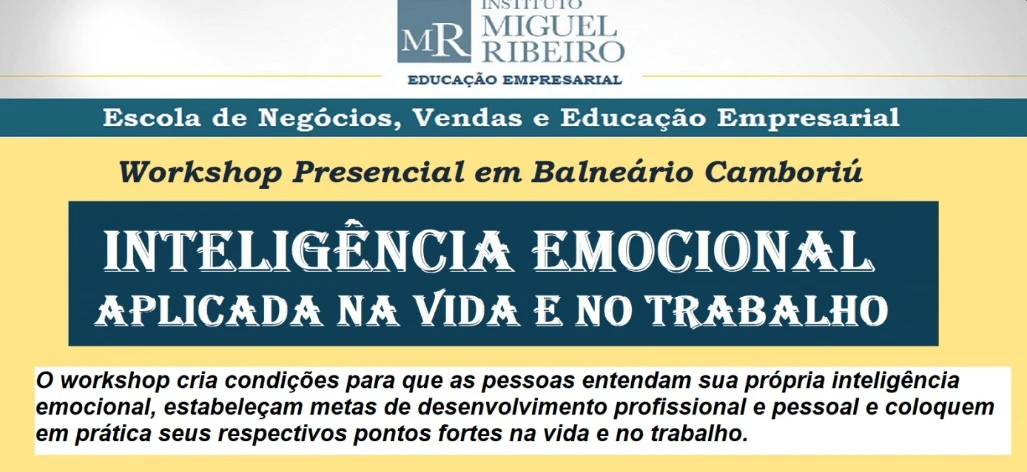 Workshop: Inteligência emocional aplicada na vida e no trabalho